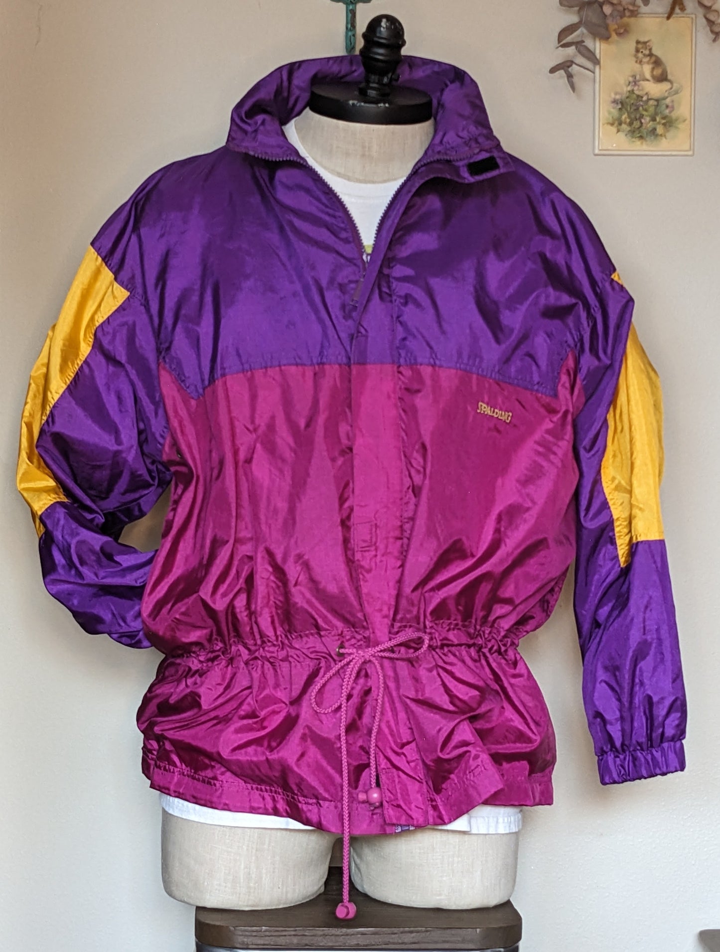 Purple Spalding Fishtail Windbreaker