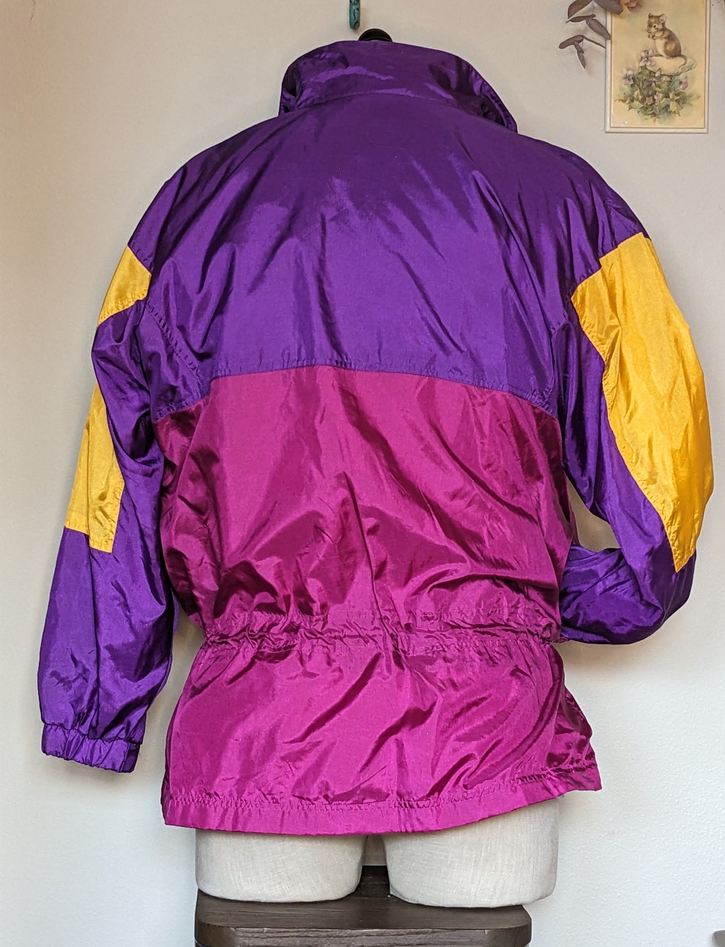 Purple Spalding Fishtail Windbreaker