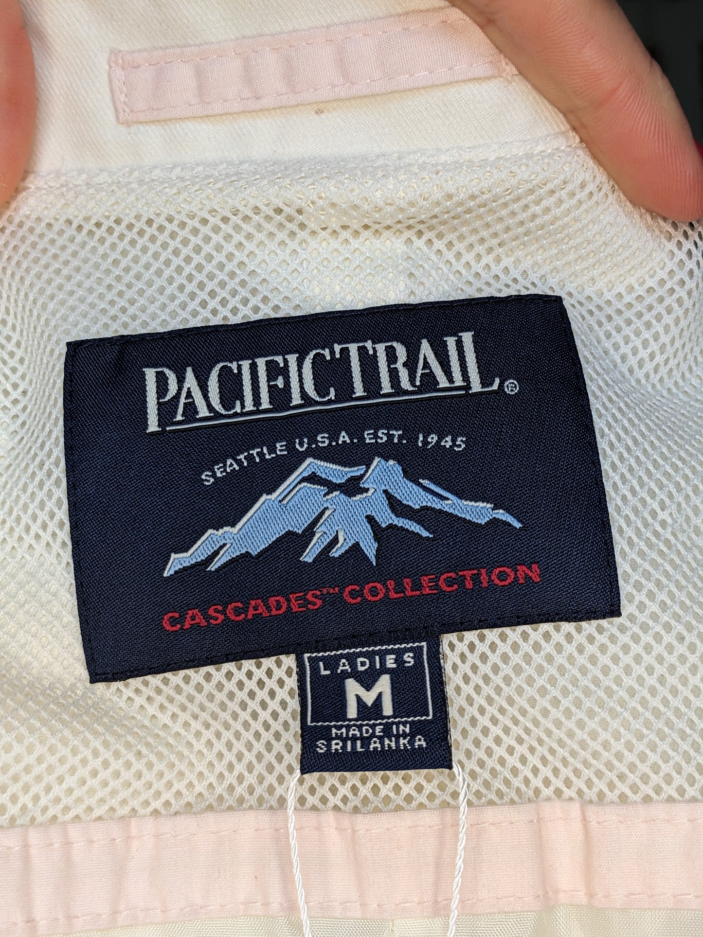 White Pacific Trail Rain Jacket