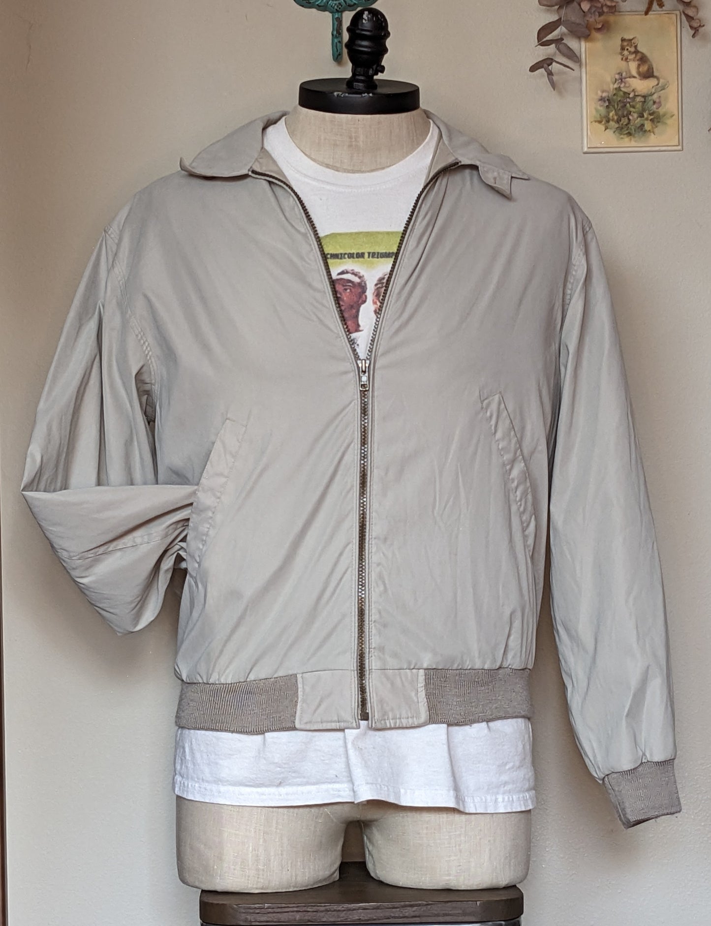 John Ashford Khaki Bomber Jacket