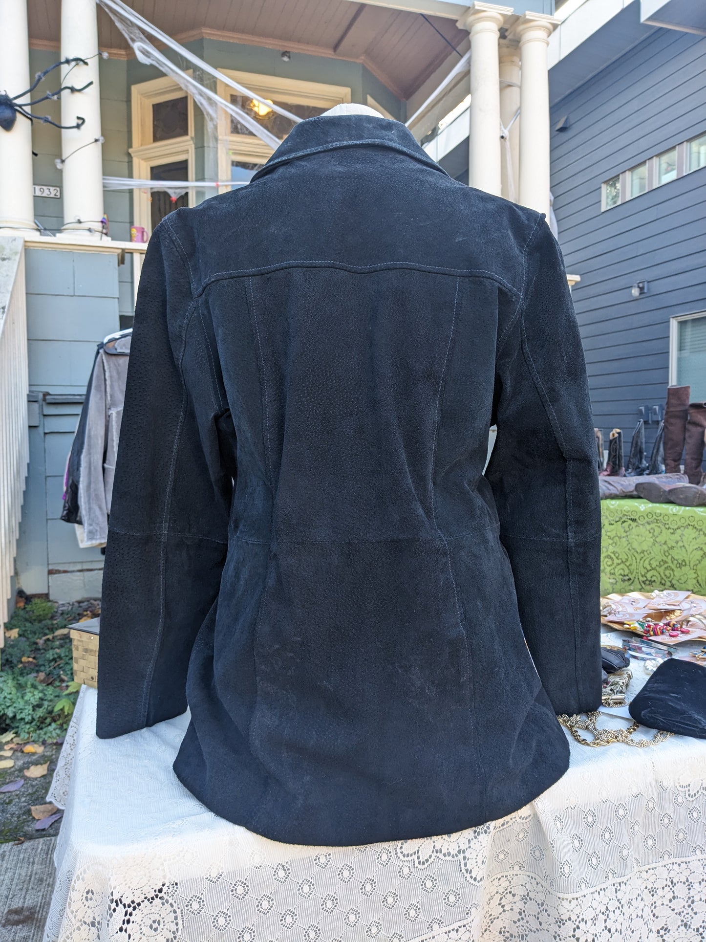 Paris Blues Black Suede Jacket