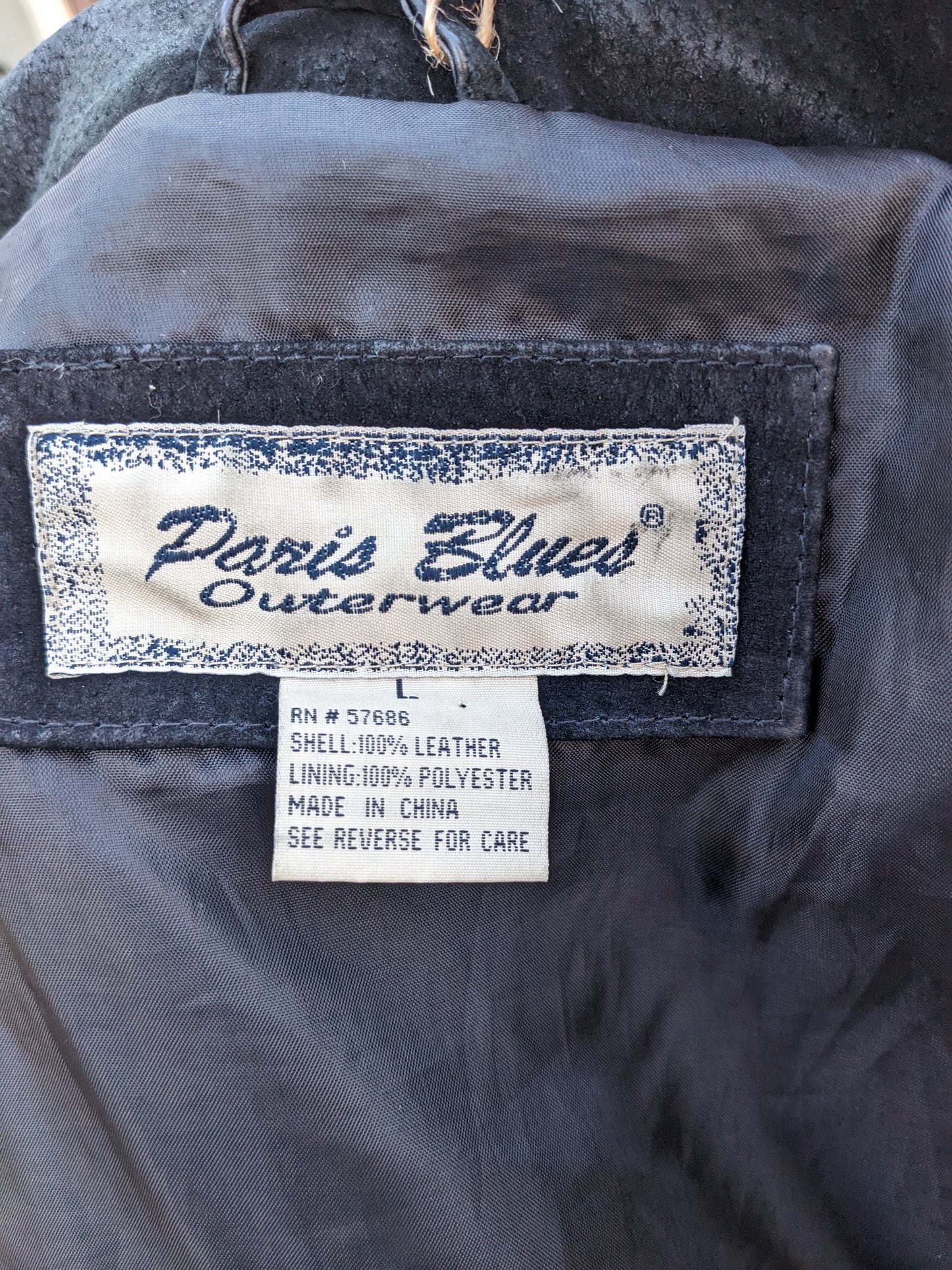 Paris Blues Black Suede Jacket