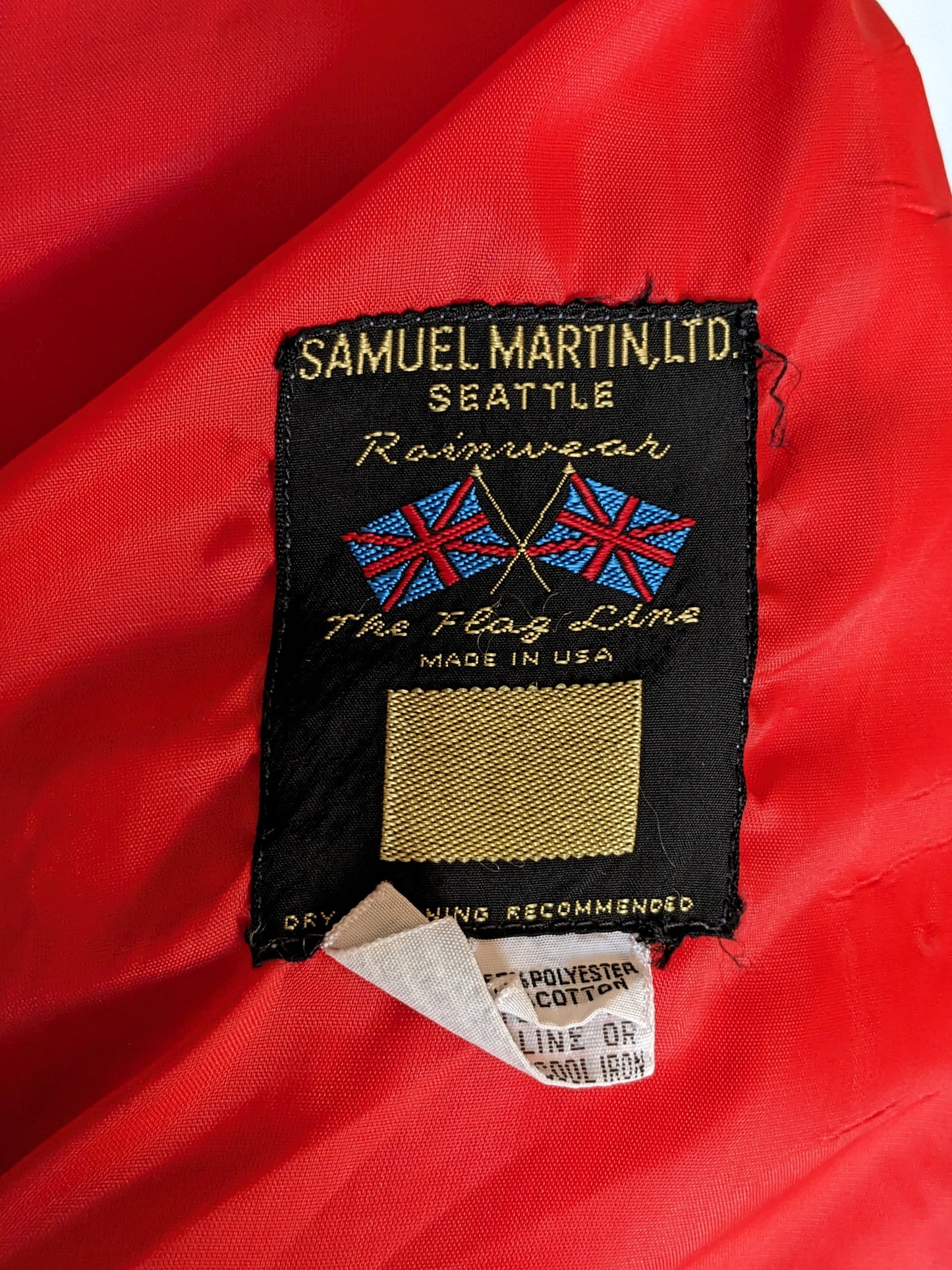 Samuel Martin Ltd. Rain Jacket