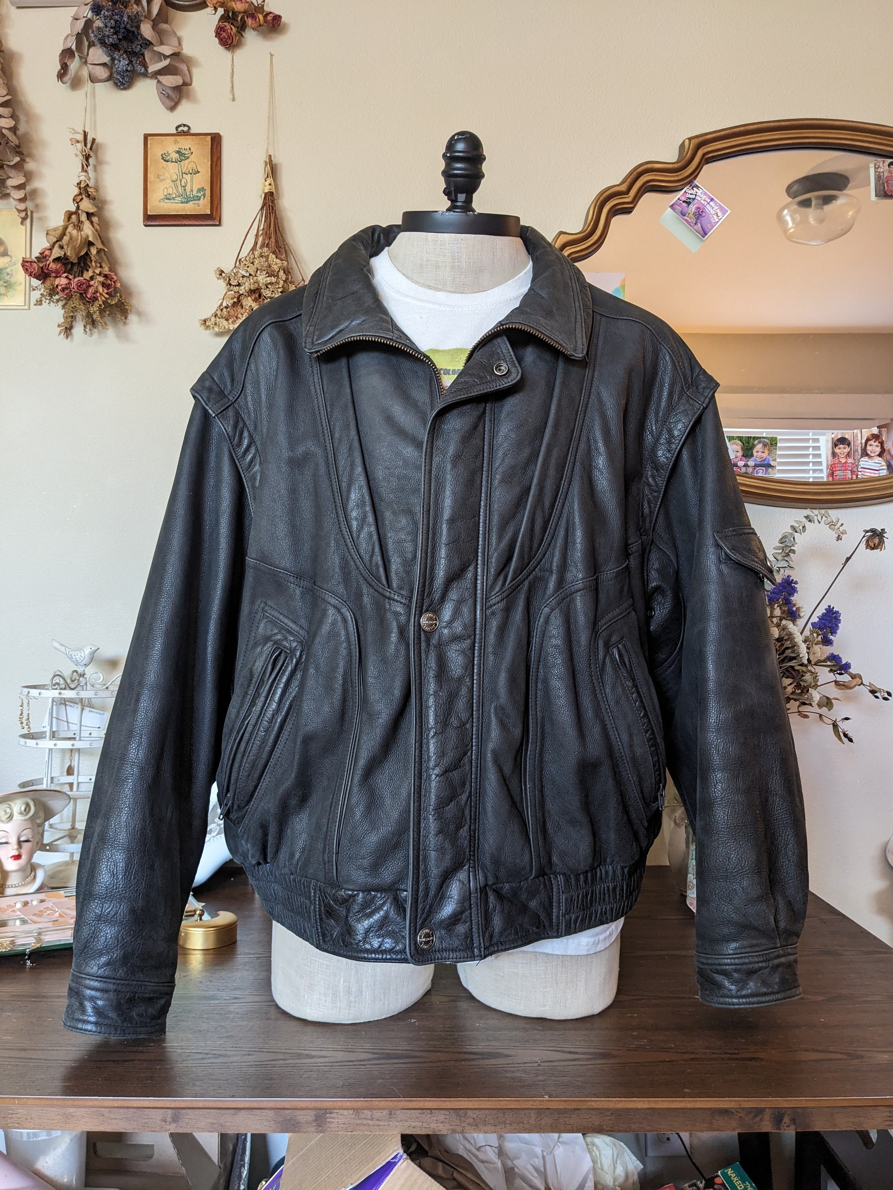 Vintage 90’s Wilson’s Leather Bomber newest Jacket