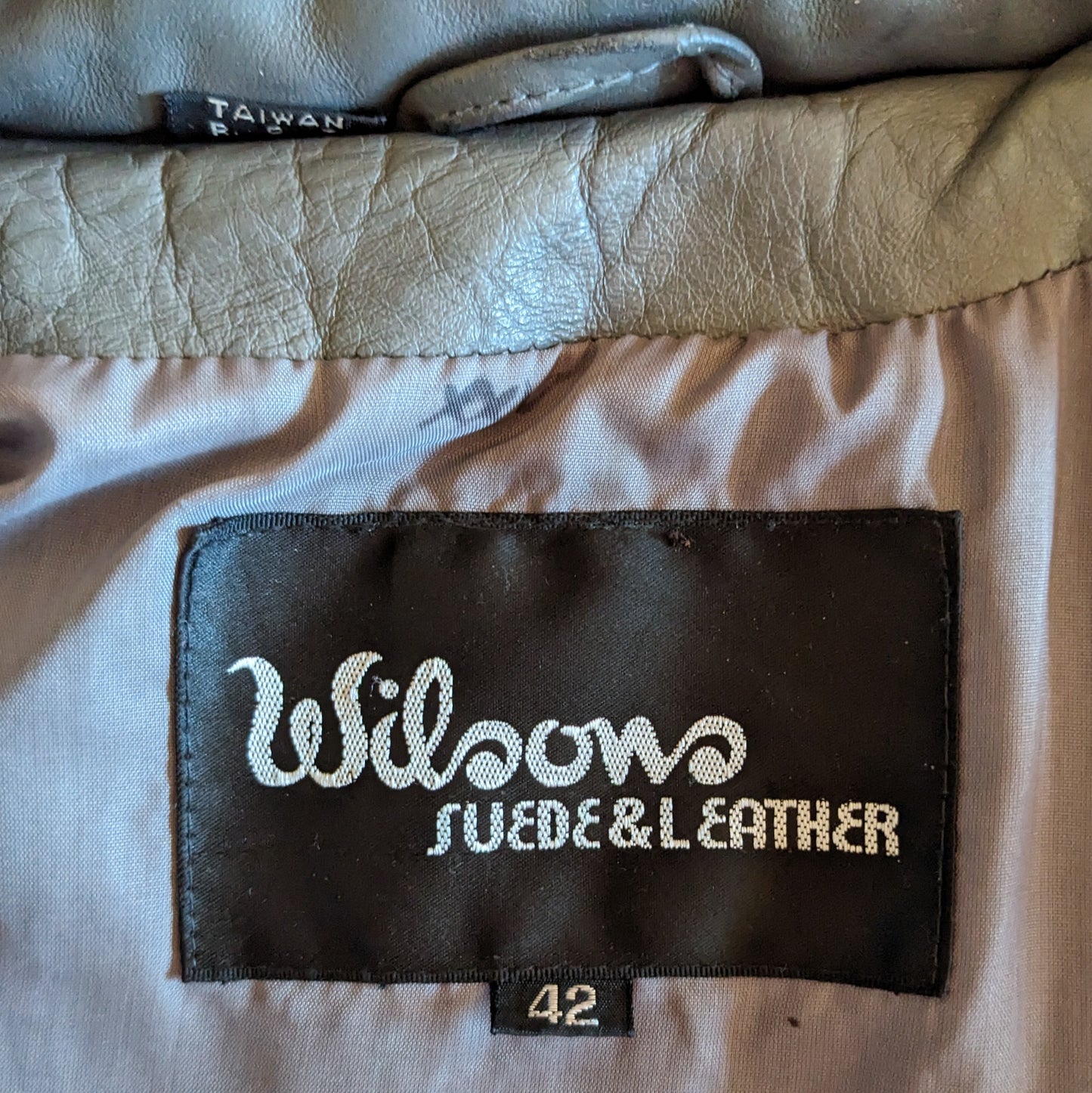 Wilson's Leather Grey Convertible Bomber