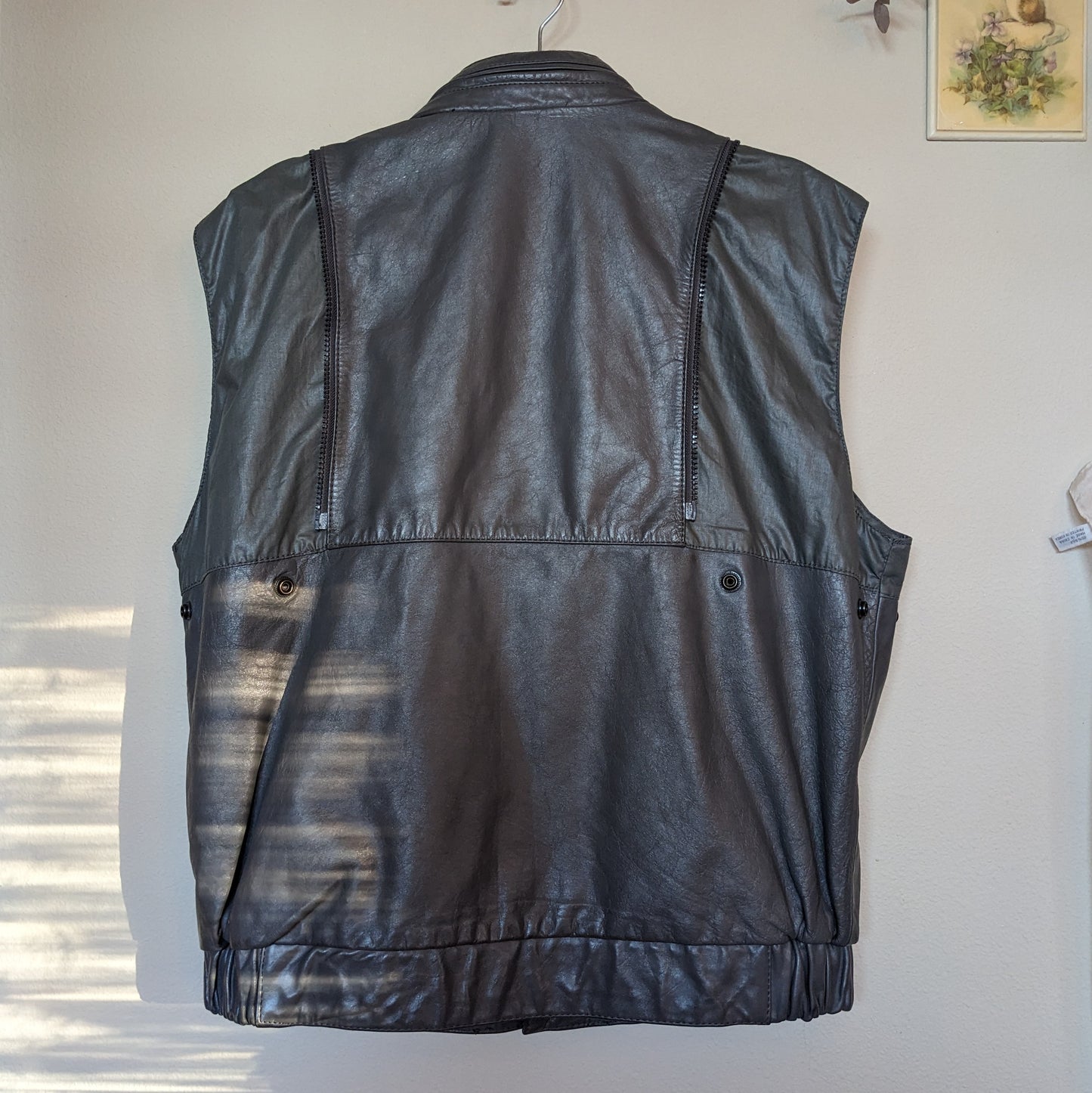 Wilson's Leather Grey Convertible Bomber