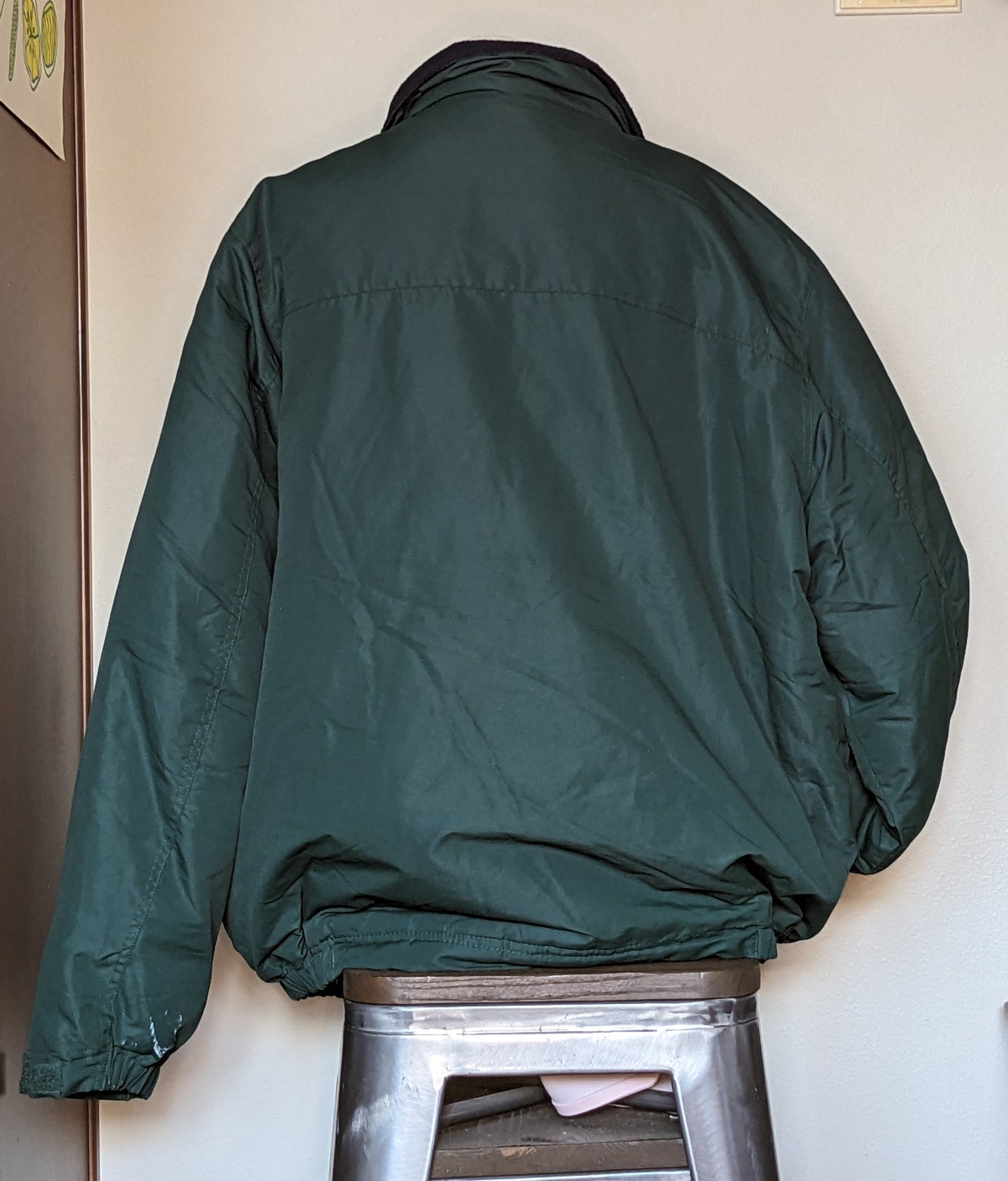 Forest Green Puffy Lined Work Jacket