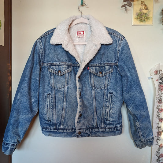 1980s Levi's Sherpa Lined Denim Jacket